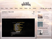 Tablet Screenshot of lukethompsonmusic.com